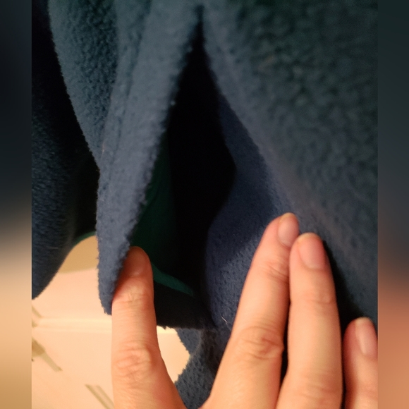 Women's Tek Gear Blue Fleece with Collar - Picture 2 of 11